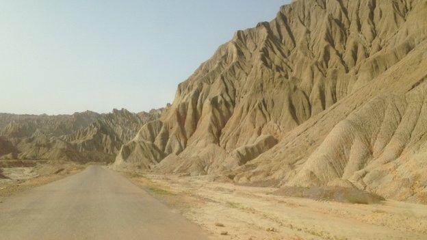 Balochistan road, October 2013.