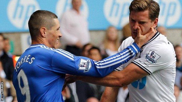 Fernando Torres (left) and Jan Vertonghen