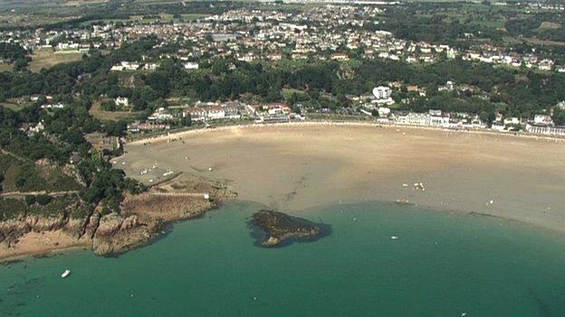 Aerial view of Jersey