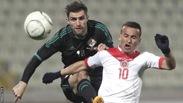 Northern Ireland defender Aaron Hughes