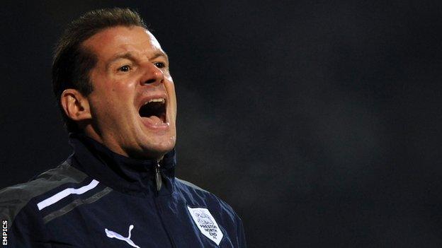 Graham Westley barks orders