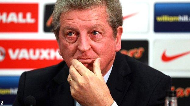 England manager Roy Hodgson