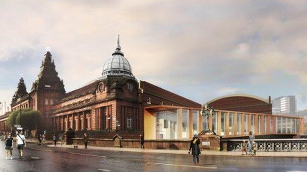 Digital image of the new Kelvin Hall