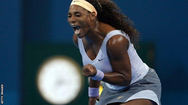 Serena Williams at the China Open