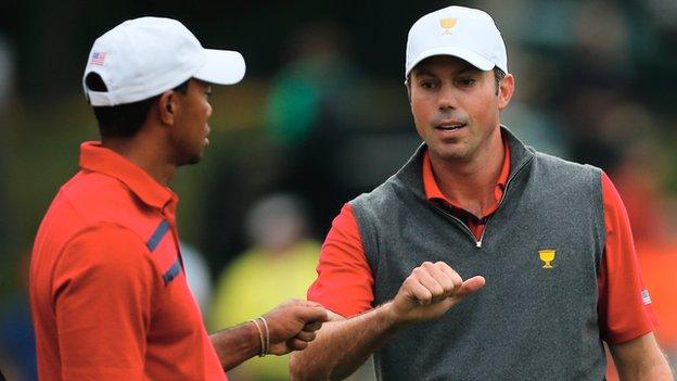 Tiger Woods Matt Kuchar Presidents Cup
