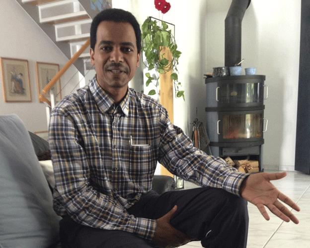 Samson Kidane, an Eritrean refugee in Switzerland