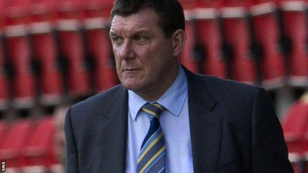 St johnstone manager Tommy Wright