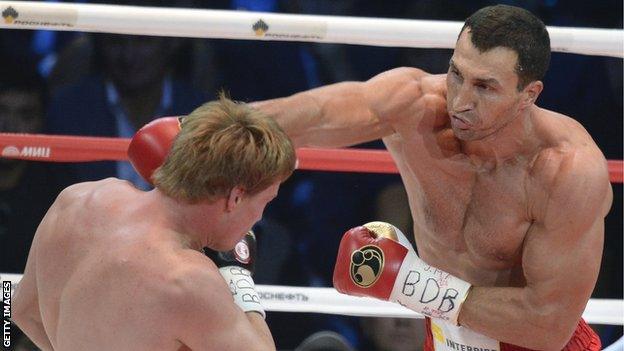 Wladimir Klitschko beat Alexander Povetkin on points