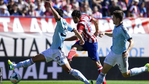 Atletico Madrid forward Diego Costa