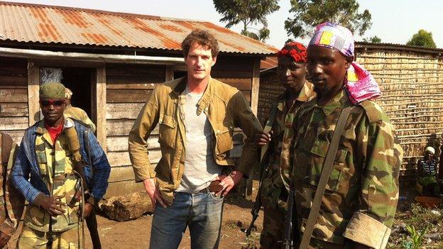 Dan Snow with M23 rebels