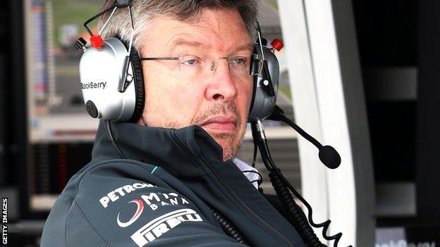 Ross Brawn of Mercedes