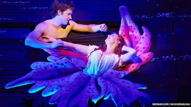 Nick Hendrix (Digby) and Rosalie Craig (Althea) in The Light Princess