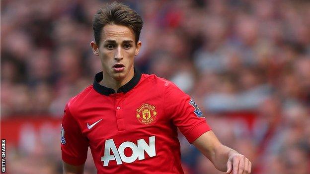 Manchester United midfielder Adnan Januzaj