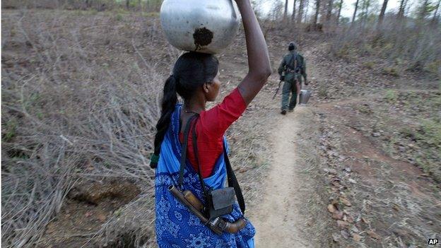 Maoist rebels in Chhattisgarh