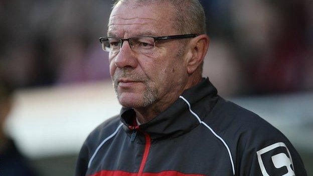 Crewe Alexandra assistant manager Neil Baker