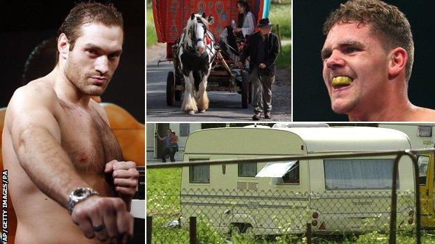 Tyson Fury, Gypsy caravan, Billy Joe Saunders and Irish traveller site