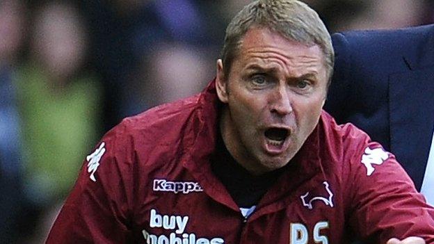 Derby coach Paul Simpson