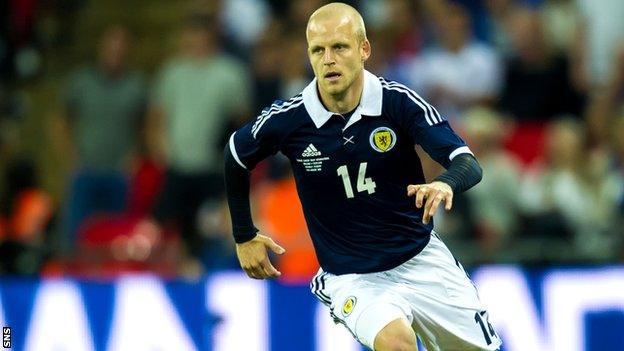 Scotland forward Steven Naismith