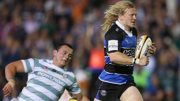 Tom Biggs playing for Bath