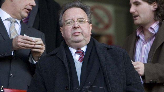 Former Dunfermline owner Gavin Masterton