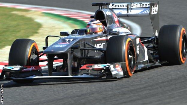 Sauber's Nico Hulkenberg