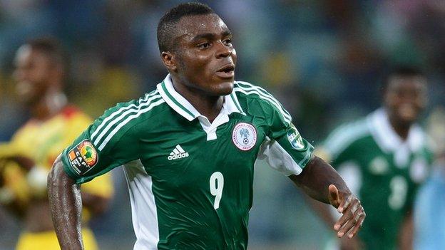 Nigeria striker Emmanuel Emenike