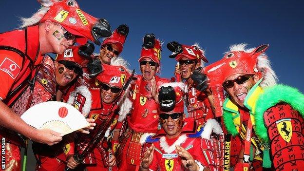 Japanese GP fans