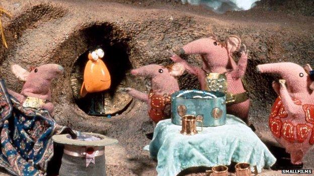 The Clangers - copyright Smallfilms, created by Oliver Postgate and Peter Firmin