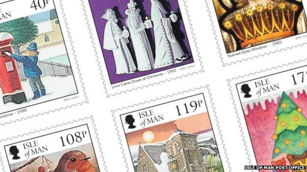 Isle of Man Christmas Stamps