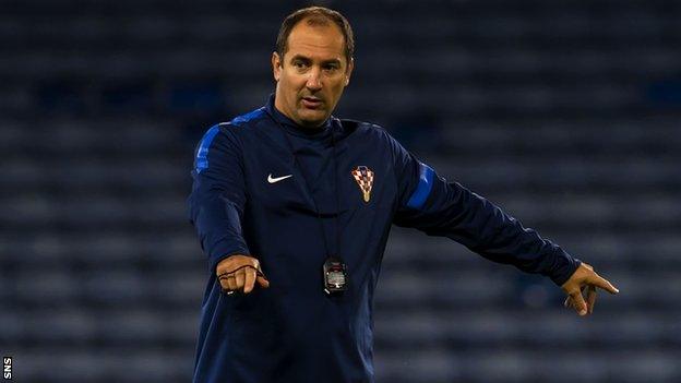 Croatia coach Igor Stimac