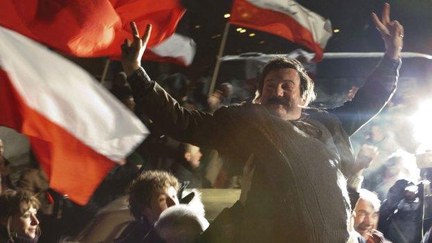 Still from Walesa: Man of Hope