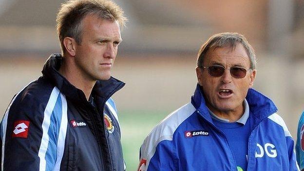 Steve Davis and Dario Gradi