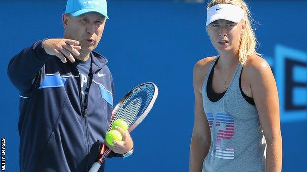 Thomas Hogstedt and Maria Sharapova