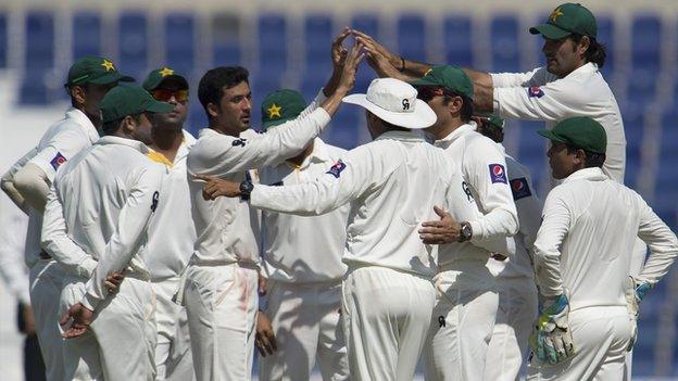 Pakistan celebrate