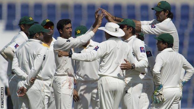 Pakistan celebrate