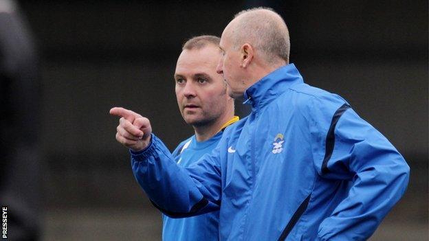 Bangor manager Garth Scates