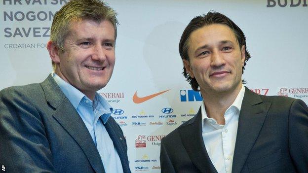 Davor Suker and Niko Kovac