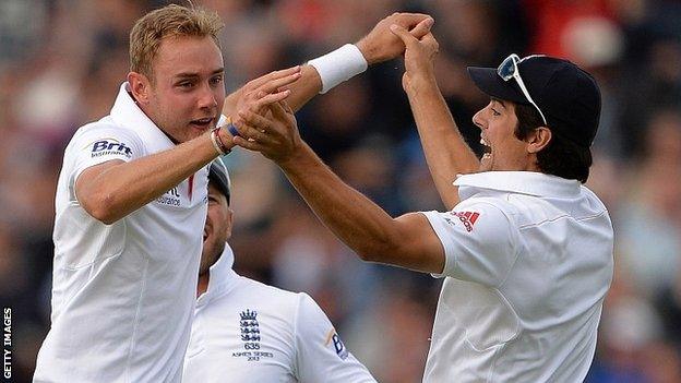 Stuart Broad & Alastair Cook