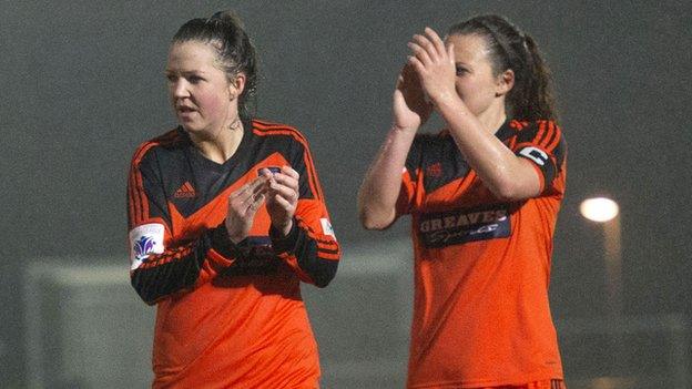 Glasgow City duo Suzanne Lappin and Rachel Corsie