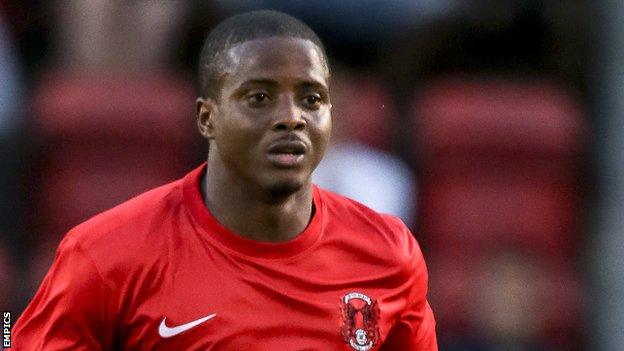 Leyton Orient striker Kevin Lisbie