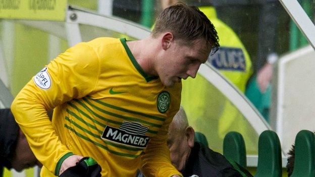 Celtic midfielder Kris Commons