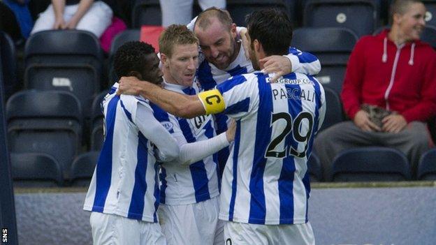 Kilmarnock celebrate