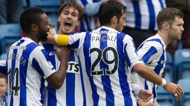 Kilmarnock celebrate