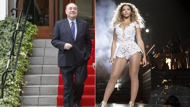 Alex Salmond and Beyonce