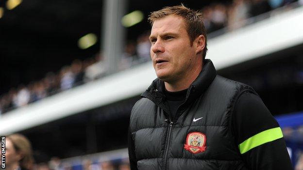 Barnsley manager David Flitcroft