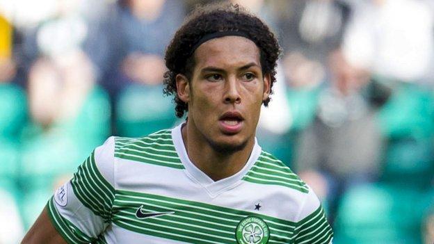 Celtic defender Virgil van Dijk