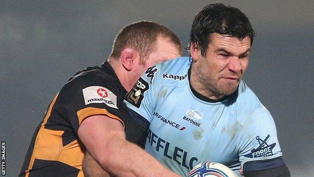 Mike Phillips in action for Bayonne