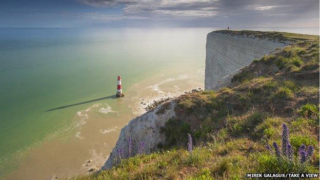 Sundial, Beachy Head, East Sussex, by Mirek Galagus