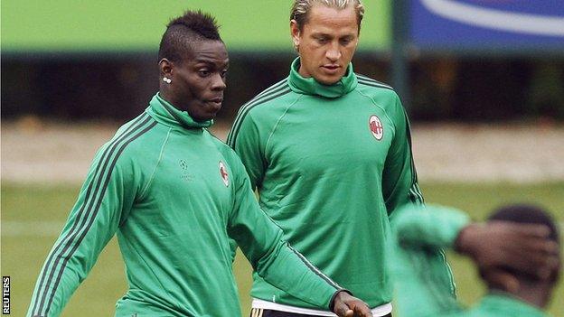 AC Milan's Mario Balotelli