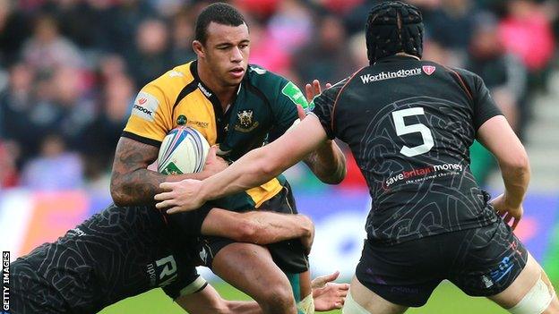 Northampton second row Courtney Lawes